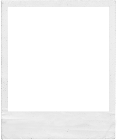White Polaroid photo frame