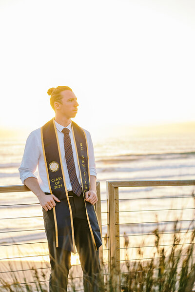 College graduation senior guy photos at UC San Diego