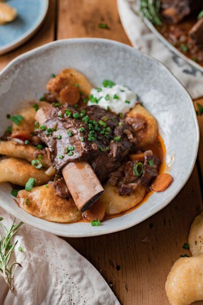 red wine braised short ribs with pierogies-14
