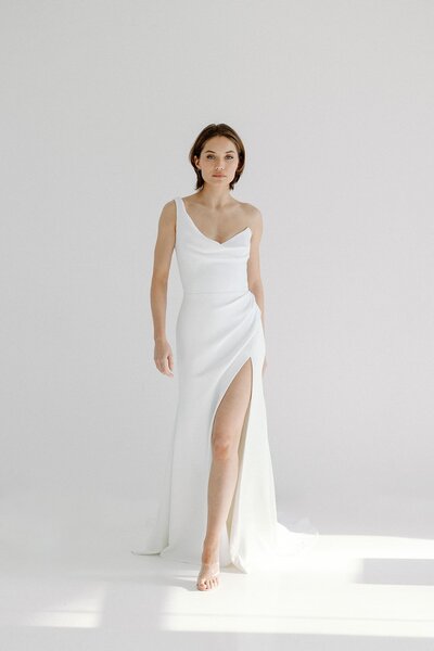 Alyssa Kristin Bridal Celine wedding gown