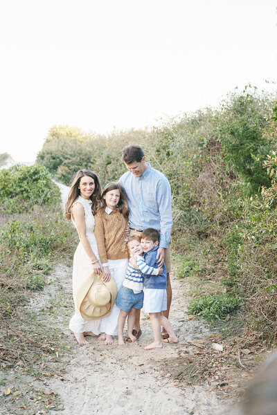 ralph lauren styled family photographed on st simons island beaches