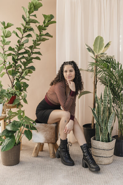 Jazzmin, founder of True Colors Creative, thinking about photography