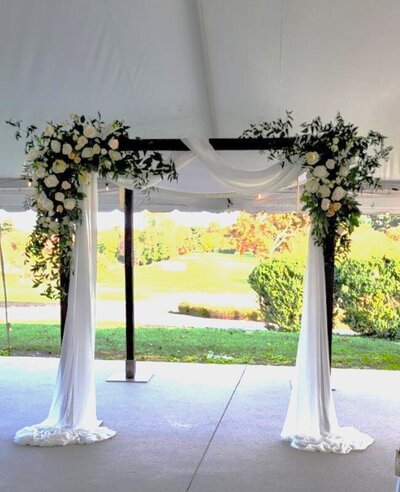 Leigh Florist Design Studio Audubon NJ Decorated Arches for your wedding