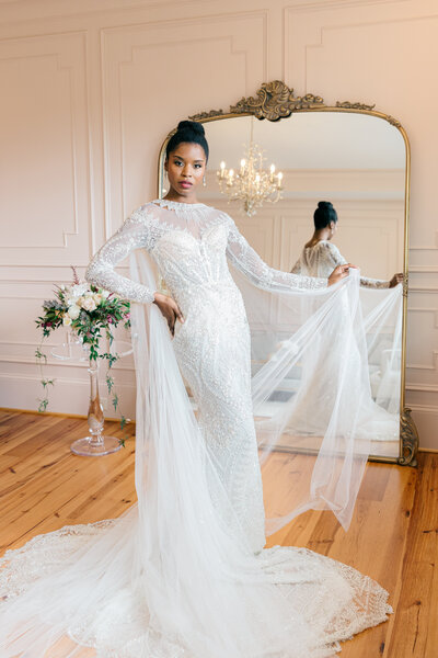 Bride of the pines wedding gown