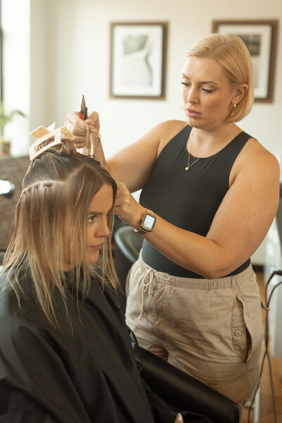 Melissa Lafollette Hairstylist Extension specialist Chicago_ IL Lauren Mitchell Photos-9