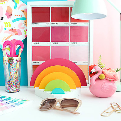 rainbow desk organizer-10