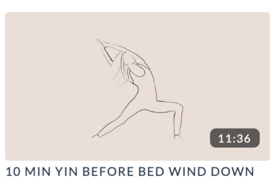 10 Min Yin before bed wind down yoga