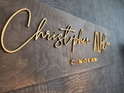 Christopher Nolan Jewelry Store Sign