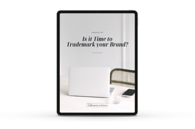 Is it time to Trademark your Brand Checklist