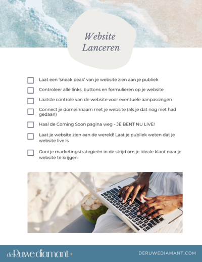 Freebie Website launch checklist