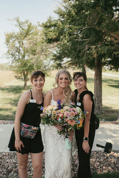 Wedding Planner and Coordination Assistant with Country Wedding Bride