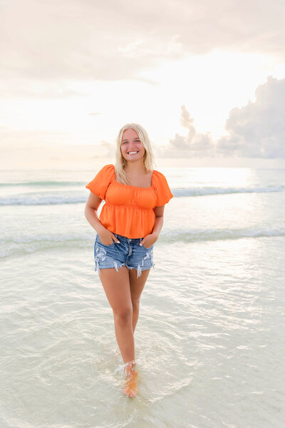 HS Senior Portrait in Sarasota FL