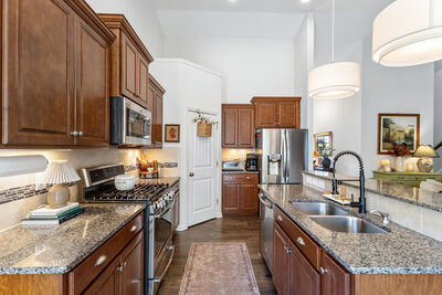 Wood cabinets with updated sink for sale in north carolina