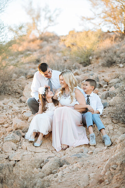 Family Pictures in the desert
