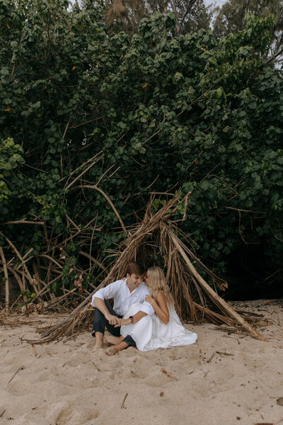oahu hawaii elopement on the beach