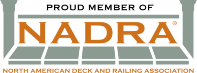 Logo for North American Deck and Railing Association members. 