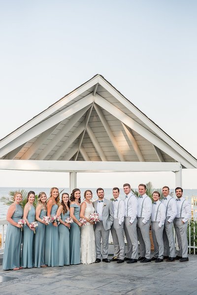 Summer Wedding at Kurt'z Beach Maryland | Lindsey Markle Photography