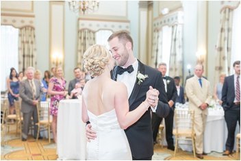first dance in ballroom at The Westin Poinsett