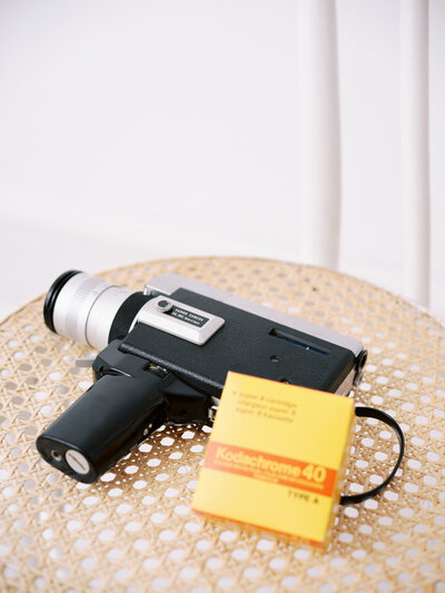 Film camera with film