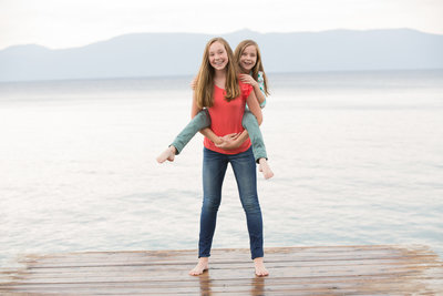 Sisters on the Lake Photography