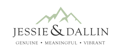 Jessie and Dallin Photography logo at the footer of the page