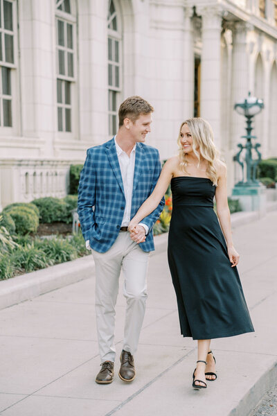 Bailey Pianalto's guide to styling and dressing for bright and classic film inspired engagement photography