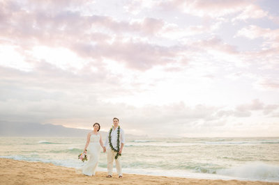 beach wedding Venue Baldwin Beach, Hawaii