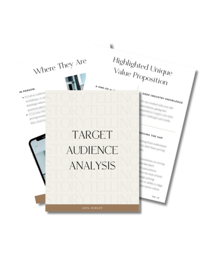 target audience persona find your dream clients