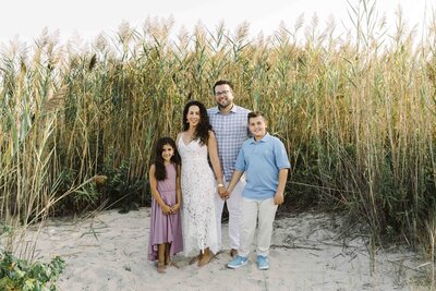 Coastal Family Portraits In Sand