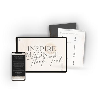 Get Instant Access to this impactful 11-page guide with 20 ideas to help you build that email list! Inspire Magnets (Freebies) build brand awareness, drive engagement and build trust + loyalty instantly. Which truly is priceless if you think about it. Get instant access to one of our most popular Free tools for your business right now!