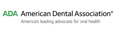 American Dental Association logo, with the tag line: America's leading advocate for oral health.