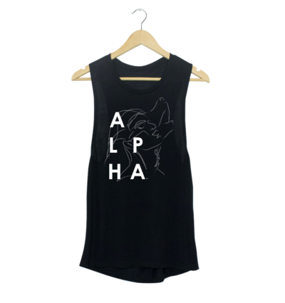 Alpha Black Tank by Find My Fearless