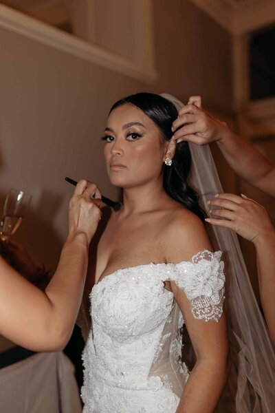 Bride getting ready at Lightner Museum, St. Augustine | St. Augustine Wedding Photographer — Phavy Photography
