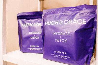 Hugh & Grace hydrate and detox supplement