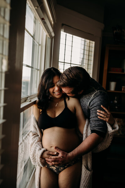 Intimate Maternity Photography Session in San Francisco CA