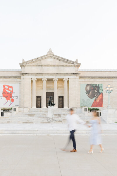 Cleveland Art Museum engagement sesssion