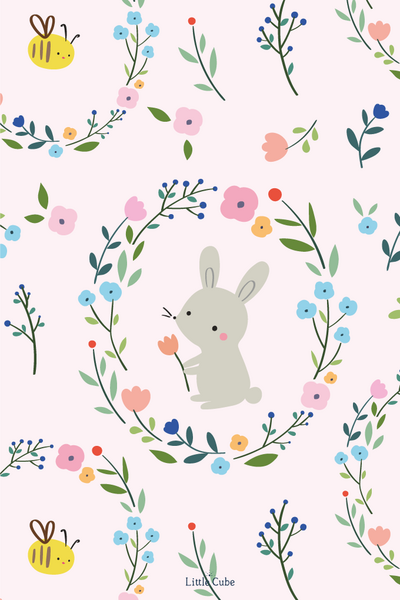 rabbit-wreath-illustration-littlecube-artlicensing