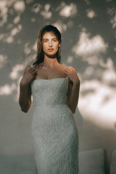 Alena Leena Calathea wedding gown