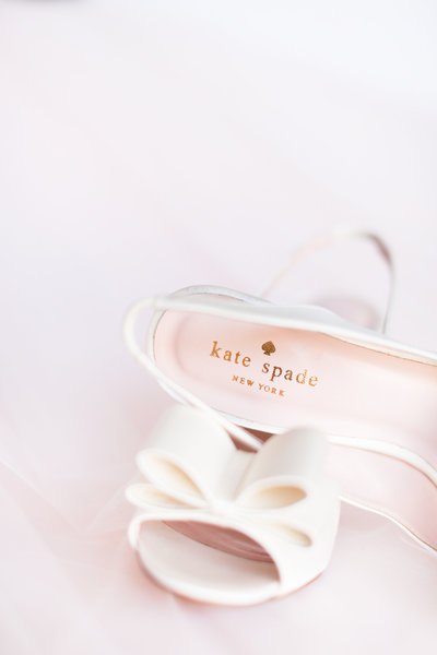 White Kate Spade Wedding Shoes Scottsdale, Arizona | Amy & Jordan Photography