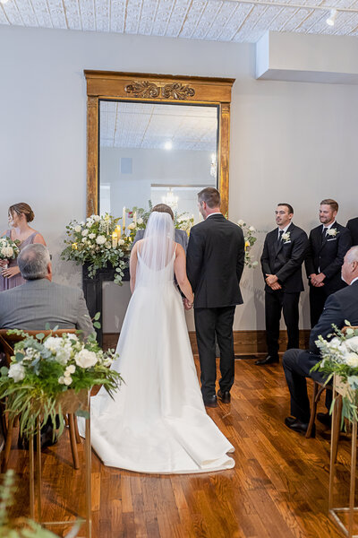 Ceremony Backdrop At Kansas Wedding Venue