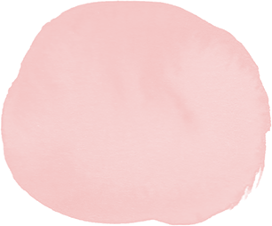 blush pink watercolor circle element