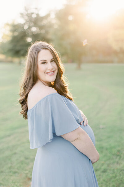 Luxury maternity photo shoot in Arkansas.