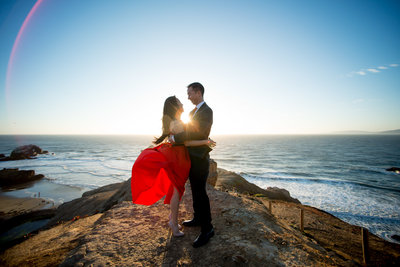 San Francisco wedding engagements photos