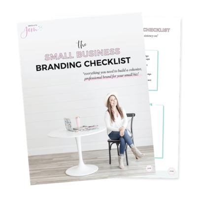 Absolute JEM | Small Business Branding Checklist PDF