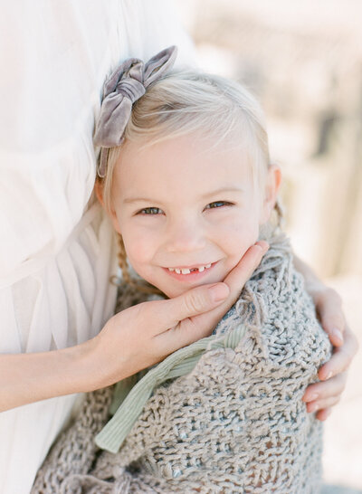Charlotte Fine Art Family Photography - Little Girl Portrait on Film