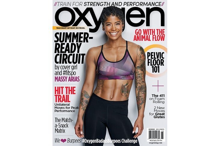 may-june-cover-lorna-jane-bra - Oxygen Fitness Magazine