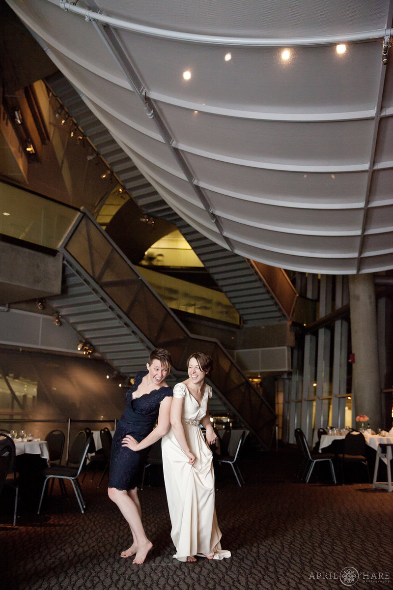 Schlessman Lobby Wedding Reception at the Denver Museum of Nature and Science