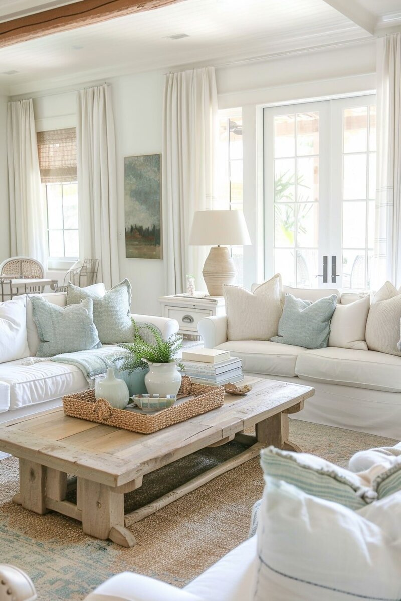 Calming Inviting Living Room Design