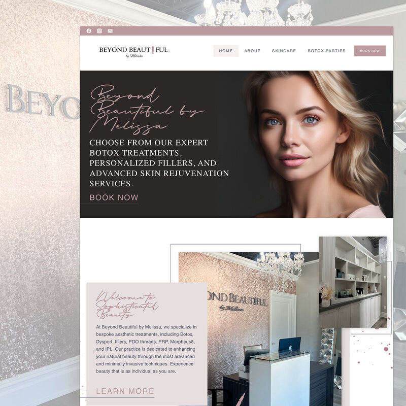 Maximize your med spa's online impact with insights from our project with Beyond Beautiful By Melissa. See how The Agency can elevate your digital footprint.