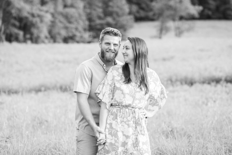 summer engagement session in holmesville ohio photographed by Jamie Lynette Photography Canton Ohio Wedding and Senior Photographer